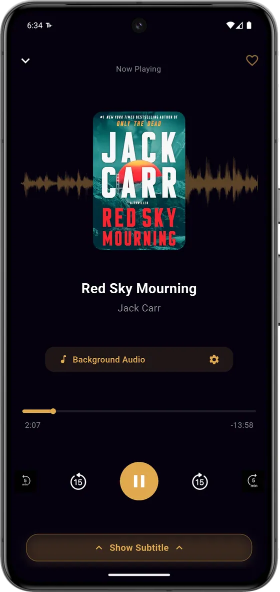 Twingle media player with narration, ambience controls and playback
